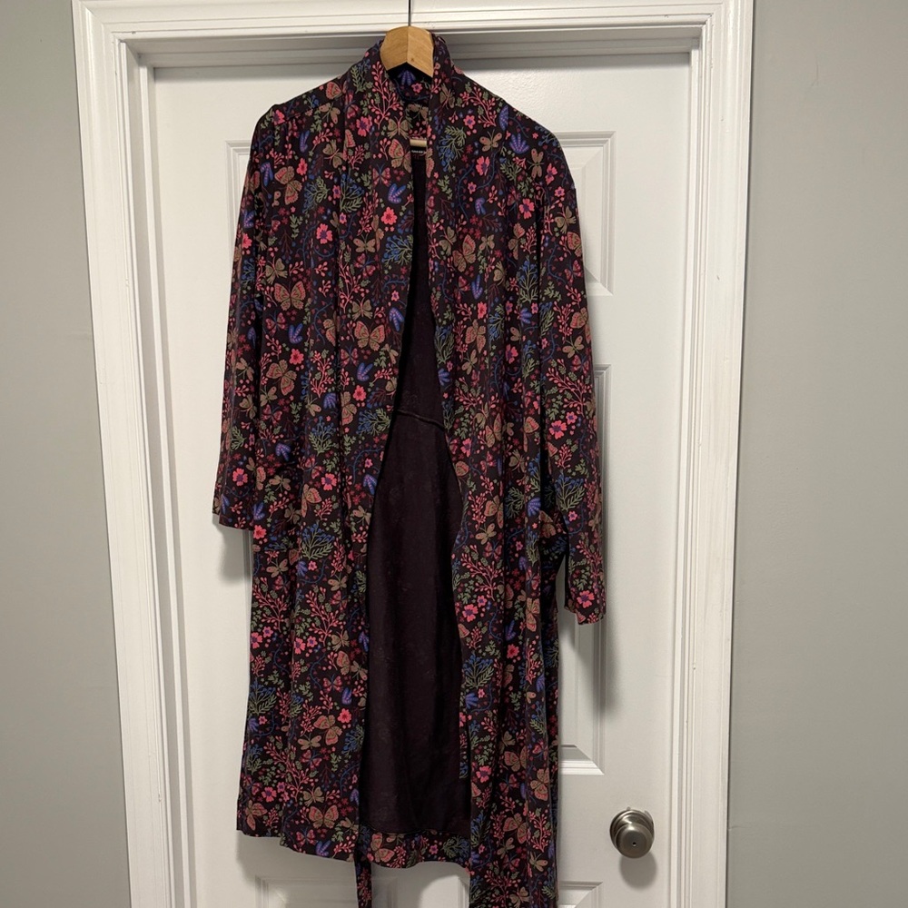 Of An Origin Organic Cotton Floral Robe | GOTS | Worn Once